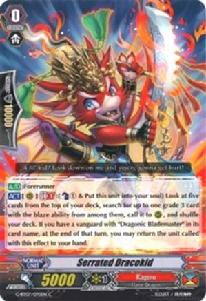 Serrated Dracokid (G-BT07/070EN) [Glorious Bravery of Radiant Sword]