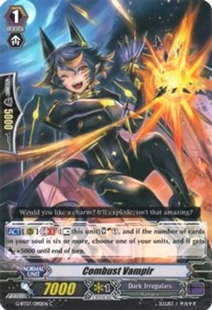 Combust Vampir (G-BT07/090EN) [Glorious Bravery of Radiant Sword]