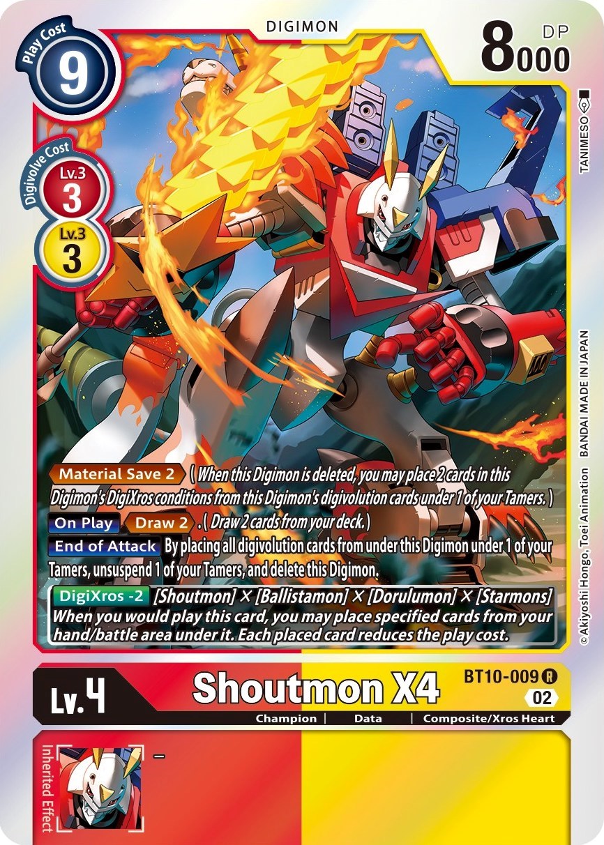 Shoutmon X4 [BT10-009] [Xros Encounter]