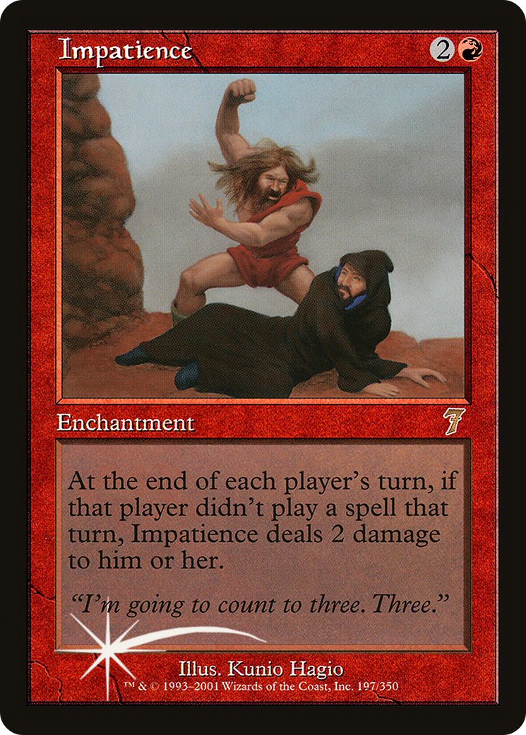 Impatience (7ED-197★) - 7th Edition Foil
