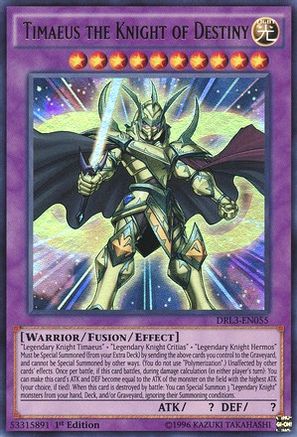 Timaeus the Knight of Destiny [DRL3-EN055] Ultra Rare