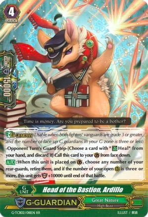 Head of the Bastion, Ardillo (G-TCB02/018EN) [The GENIUS STRATEGY]