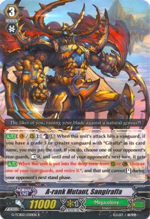 A-rank Mutant, Sangiraffa (G-TCB02/030EN) [The GENIUS STRATEGY]