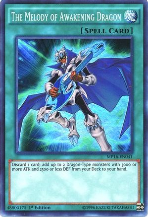 The Melody of Awakening Dragon [MP16-EN041] Super Rare