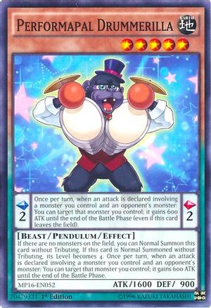 Performapal Drummerilla [MP16-EN052] Common