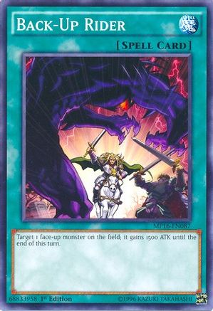 Back-Up Rider [MP16-EN087] Common