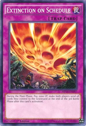 Extinction on Schedule [MP16-EN097] Common