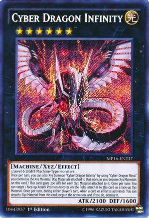 Cyber Dragon Infinity [MP16-EN237] Secret Rare