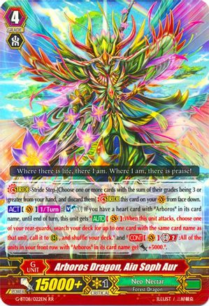 Arboros Dragon, Ain Soph Aur (G-BT08/022EN) [Absolute Judgment]