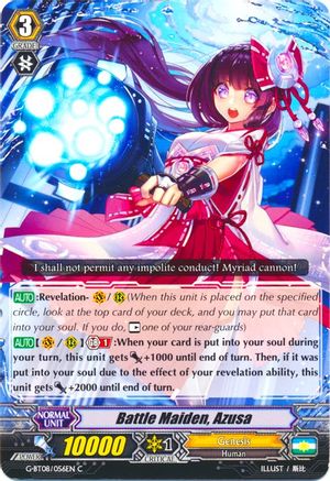 Battle Maiden, Azusa (G-BT08/056EN) [Absolute Judgment]