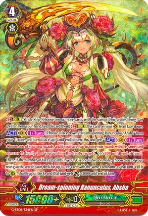 Dream-spinning Ranunculus, Ahsha (G-BT08/S34EN) [Absolute Judgment]