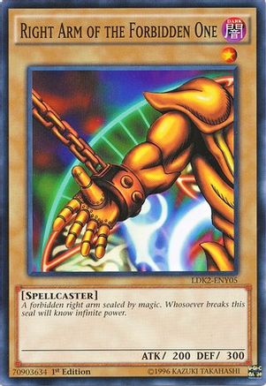 Right Arm of the Forbidden One [LDK2-ENY05] Common