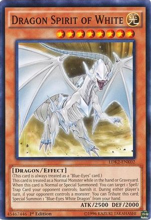 Dragon Spirit of White [LDK2-ENK02] Common