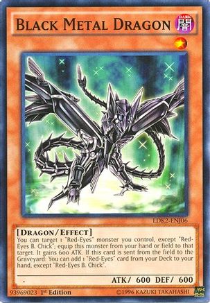 Black Metal Dragon [LDK2-ENJ06] Common