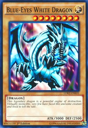 Blue-Eyes White Dragon (Version 1) [LDK2-ENK01] Common