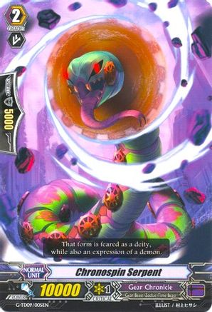 Chronospin Serpent (G-TD09/005EN) [True Zodiac Time Beasts]