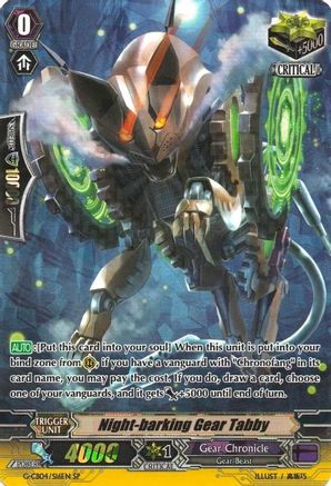 Night-barking Gear Tabby (G-CB04/S16EN) [Gear of Fate]