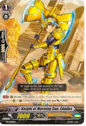 Knight of Morning Sun, Edadus (PR/0258EN) [Promo Cards]