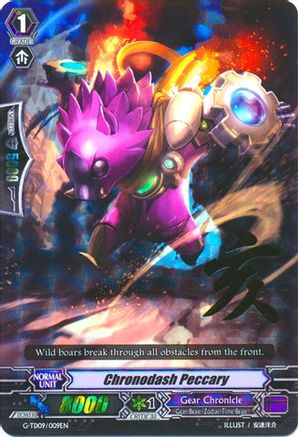 Chronodash Peccary (RRR) (G-TD09/009EN) [True Zodiac Time Beasts]