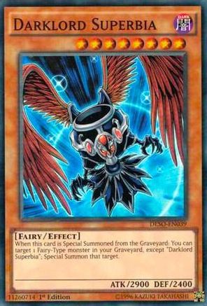 Darklord Superbia [DESO-EN039] Super Rare