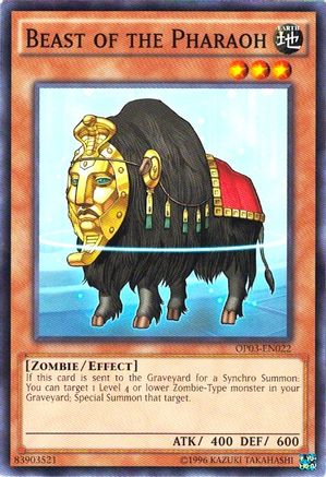 Beast of the Pharaoh [OP03-EN022] Common