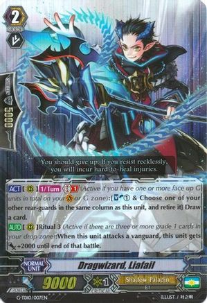 Dragwizard, Liafail (RRR) (G-TD10/007EN) [Ritual of Dragon Sorcery]