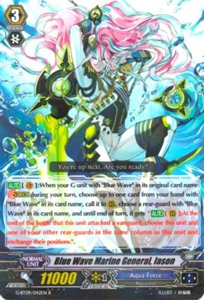 Blue Wave Marine General, Iason (G-BT09/042EN) [Divine Dragon Caper]
