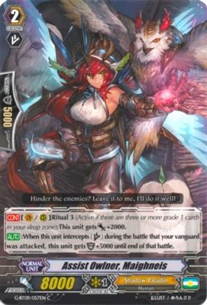 Assist Owlner, Maighneis (G-BT09/057EN) [Divine Dragon Caper]