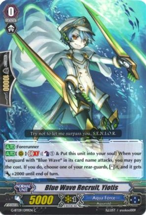 Blue Wave Recruit, Yiotis (G-BT09/099EN) [Divine Dragon Caper]