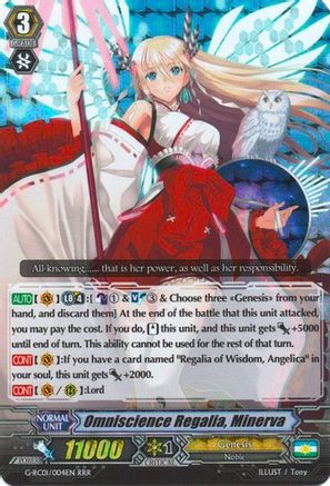 Omniscience Regalia, Minerva (G-RC01/004EN) [Revival Collection]