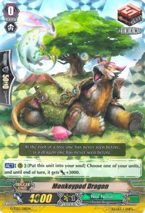 Monkeypod Dragon (RRR) (G-TD12/018EN) [Flower Princess of Abundant Blooming]