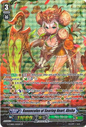 Ranunculus of Searing Heart, Ahsha (G-CHB01/S05EN) [TRY3 NEXT]