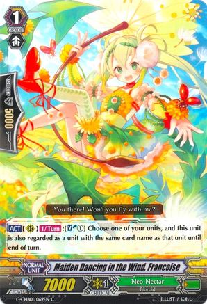 Maiden Dancing in the Wind, Francoise (G-CHB01/069EN) [TRY3 NEXT]