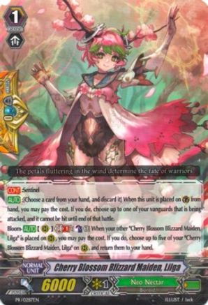 Cherry Blossom Blizzard Maiden, Lilga (PR/0287EN) [Promo Cards]