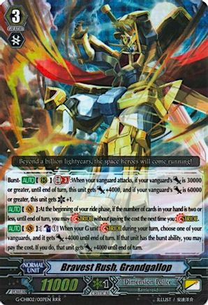 Bravest Rush, Grandgallop (G-CHB02/007EN) [We ARE!!! Trinity Dragon]