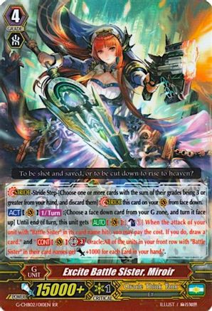 Excite Battle Sister, Miroir (G-CHB02/010EN) [We ARE!!! Trinity Dragon]