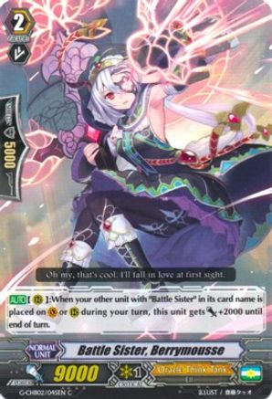 Battle Sister, Berrymousse (G-CHB02/045EN) [We ARE!!! Trinity Dragon]