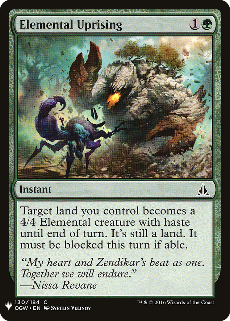 Elemental Uprising [Mystery Booster]