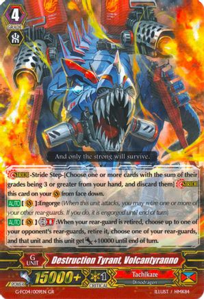 Destruction Tyrant, Volcantyranno (G-FC04/009EN) [Fighters Collection 2017]
