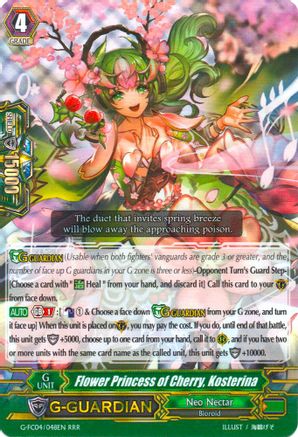 Flower Princess of Cherry, Kosterina (G-FC04/048EN) [Fighters Collection 2017]
