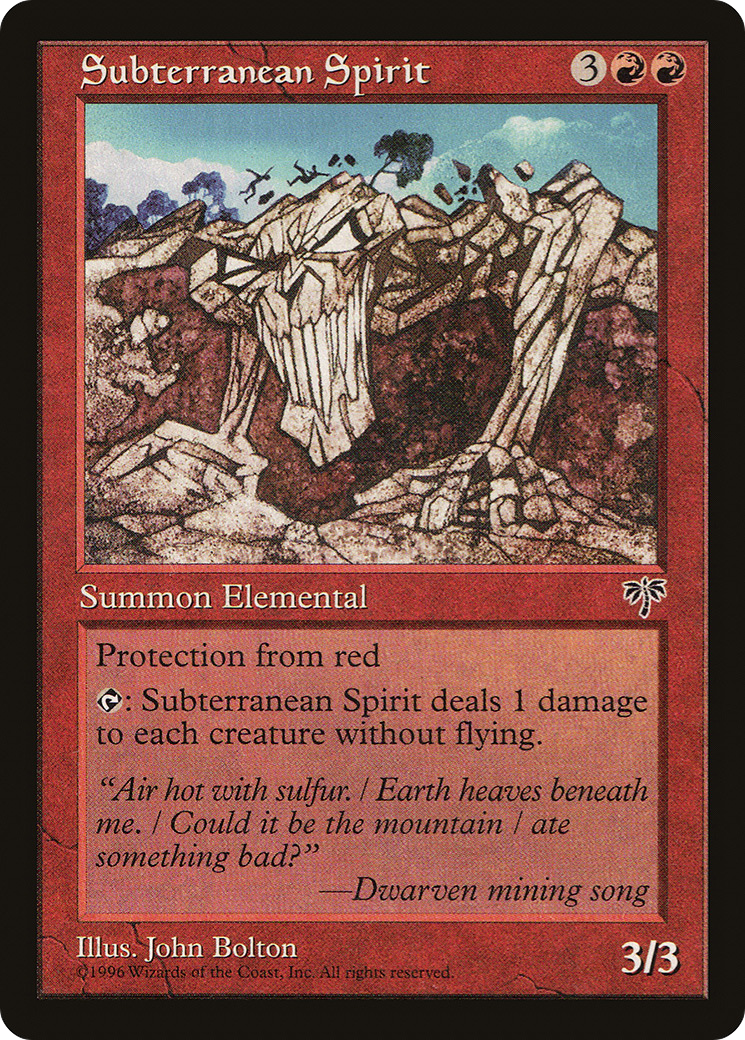 Subterranean Spirit (MIR-) - Mirage