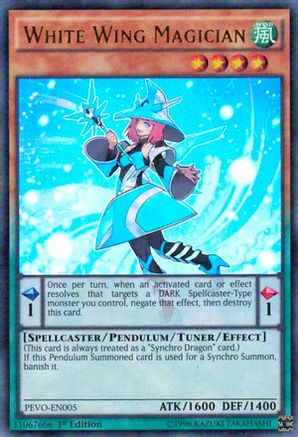 White Wing Magician [PEVO-EN005] Ultra Rare