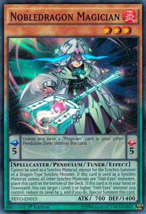 Nobledragon Magician [PEVO-EN015] Super Rare