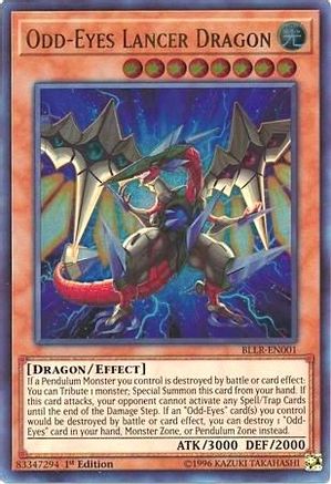 Odd-Eyes Lancer Dragon [BLLR-EN001] Ultra Rare