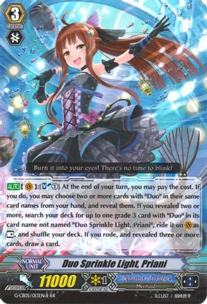Duo Sprinkle Light, Priani (Black) (G-CB05/013EN B) [Prismatic Divas]