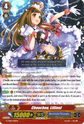 Chouchou, Lillinel (G-TD14/001EN) [Debut of the Divas]