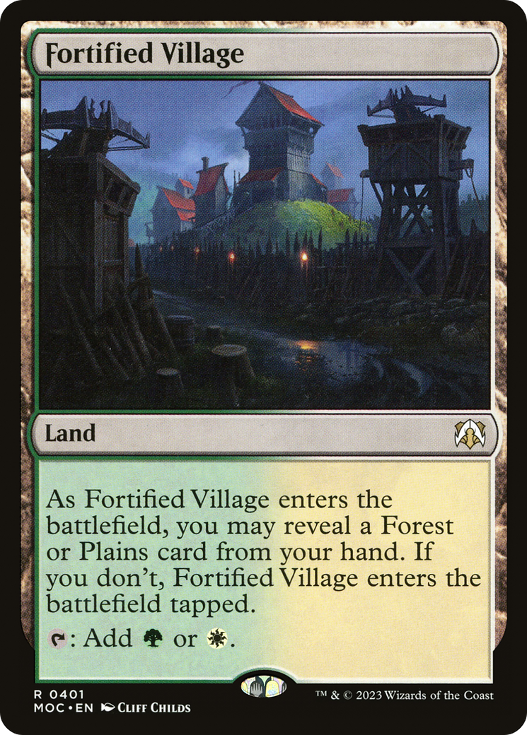 Fortified Village [March of the Machine Commander]