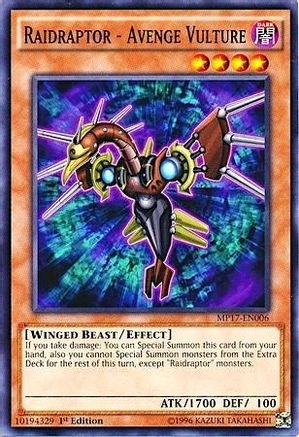 Raidraptor - Avenge Vulture [MP17-EN006] Common