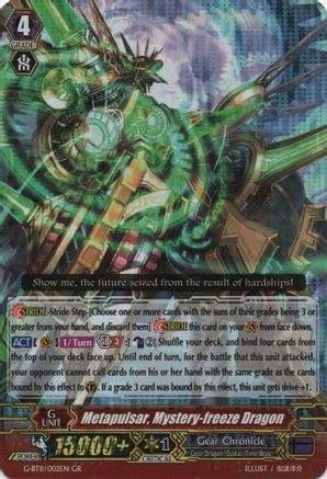 Metapulsar, Mystery-freeze Dragon (G-BT11/002EN) [Demonic Advent]