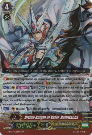 Divine Knight of Valor, Halbwachs (G-BT11/003EN) [Demonic Advent]